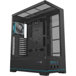 Darkflash DY451L PRO arvuti korpus, ATX Mid Tower, must, 1x120mm ARGB ventilaator, 11 ventilaatori kohta, 480mm radiaator