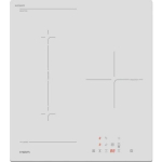 Mpm MPM-45-IM-16/W sisseehitatud induktsioonpliit, 3 tsooni, 230V, 50Hz, 9 taset, taimer 99min, puutetundlik juhtimine, valge