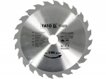 Tct saeketas puidule 250x30mm 24T TCT YT-6070 YATO