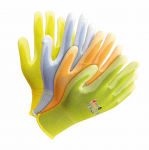 Pol&uuml;uretaankattega nailonist kindad DRAGON MIX; RPOLICOLOR MIX 8 RAW-POL