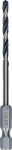 HSS Hex metāla urbis 3.5mm, Urbjma&scaron;īnām/skrūvgriežiem, triecienurbjma&scaron;īnām/triecienskrūvgriežiem HSS SPIRĀLVEIDA URBIS POINTTEQ AR SE&Scaron;STŪRA KĀTU, 2608577522, BOSCH