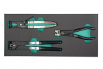 Trubu savilcēju stangas 3 gab., K26072, KAMASA TOOLS, universālas lieto&scaron;anai