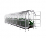 Kasvuhoone KLASIKA SLIM 2x8m (16m2) 6mm pol&uuml;karbonaadiga KLASIKA GREENHOUSE