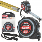 Divpusējais mērlente 5m/25mm, Tvardy, T00343, Klase 1, precizitāte un izturība