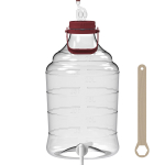 25 L Purunematu Demijohn kraani ja k&auml;epidemega BROWIN 644226, 29.5x29.5x54.2 cm, 0.995 kg