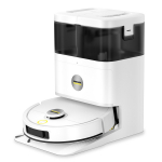Karcher RVM 4 Comfort 300 L 1.269-130.0 Robot-tolmuimeja ja mopp LiDAR 15000 Pa Automaatne t&uuml;hjendamine ja alusjaam 300 ml tolmukonteiner Kuiv ja niiske puhastus Valge
