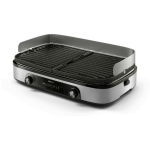 Philips Elektriline grill HD6222/90, 2400 W, 1400 cm&sup2;, Mehaaniline juhtimine, Eemaldatavad plaadid, Rasvade anum