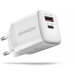 MOBILE CHARGER WALL USB 20W/2PORT WHITE ACU-PQ20W AXAGON