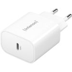 Intenso toiteadapter W20C, 20W, USB-C, 100-240V, 1 pesa, kiire laadimine, valge