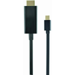 Gembird Video kaabel Mini DisplayPort HDMI-ks CC-MDP-HDMI-6 1.8m, 4K, 138g, 275x175x275mm