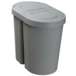 Nhg Pr&uuml;gikonteiner 25Lx2 Seattle Swing 2746629, 2x25l, plastmass, hall