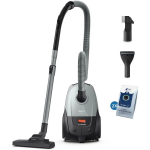 Philips tolmuimeja XD2142/12, 850 W, 3 L, silindriline, kuiv, tolmumais, must/hall