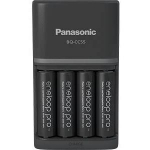 Panasonic Aku laadija K-KJ55HCD40E, 100-240 V, 1,5 V, 2500 mAh, 4xAA, LED indikaatorid, Smart Charge
