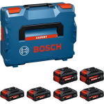 Bosch Aku ja laadija komplekt 1600A0373G, 18 V, 4000 mAh, 4 akut, Li-ion, laadimise indikaator