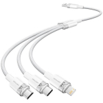 Vention USB 2.0 A 3in1 3A kaabel CTPWG, 1.5m, 3A (USB-C), 2.4A (Lightning), 2A (Micro-B), 480 Mbps