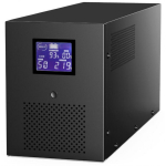 EnerGenie UPS EG-UPS-036, 3000VA, 1800W, Line-Interactive, LCD-ekraan, USB, RJ-45, 4x7Ah aku, 6 pistikupesa