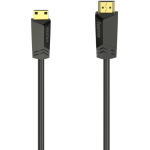 Hama HDMI kaabel, 00205015, 1.5m, 18 Gbit/s, 3840 x 2160, 4096 x 2160, 3D, HDR, must
