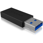 Raidsonic ICY BOX adapter USB 3.1 (Gen 2), IB-CB015, 10 Gbit/s, must, USB-C emane, USB-A isane