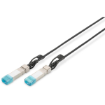 Digitus DAC kaabel DN-81224, 5m, SFP+ kuni SFP+, AWG 24, 10GBase, must, 0-70&deg;C, 0.5W, &uuml;hilduv juhtivate tootjatega