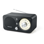 Muse Raadio M-095BT, 5W, AC 100-240V (50/60Hz), Bluetooth, NFC, FM, 1x k&otilde;lar, must