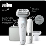 Braun Epilaator SES9-341, 50min, 2, 5 otsikut, Kuiv/ M&auml;rg, Veekindel, Valgustus, Pestav