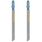 Irwin Saagide terad IW1014709, 100mm, 40mm, HCS, 2 tk, K&otilde;va puit, puitlaastplaadid ja puidukiudplaadid, Laminaat