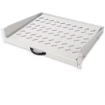 Digitus v&auml;ljat&otilde;mmatav riiul DN-19-TRAY-2-450-SW, 48.3cm, 35.2cm, 8.8cm, 4.6kg, must, perforatsiooniga
