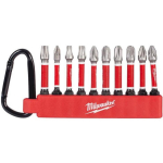 Milwaukee 4932500397 L&ouml;&ouml;kotsikute komplekt, PZ1-PZ3, TX20-TX30, 10 tk, 50mm, karabiin