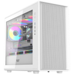 Darkflash DB460M arvutikorpus, Big Tower, valge, M-ATX/ITX, 420mm GPU, 174mm CPU jahutus, 12 ventilaatorit, 360mm radiaator
