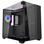 Darkflash TH285 Black arvuti korpus, ATX, Midi Tower, 4 ventilaatorit, 7 pesa, USB 3.0, 2x USB 2.0, HD Audio, 415mm GPU, 160mm CPU