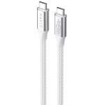 Havit CB6290 USB Type-C kaabel, 1 m, valge/hall, 100 W, 1 tk