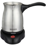 Brock ECP 105 Turkish Coffee Maker, Black/Steel
