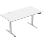 Mark Adler MA-Leader 7.6 White, elektriline laud, 160x80cm, 72-118cm, 70kg, m&auml;lu, kaablite l&auml;biviigud, k&otilde;rvaklappide hoidik