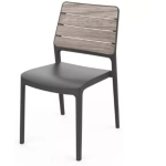 Keter Aiatool Deco Porto 29214740939, 53,3x46x81,8cm, 4,5kg, UV-kindel plastik, virnastatav, kuni 110kg