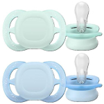Philips Avent lutt Ultra Start SCF075/12, 0-2m, 2 tk, ortodontiline, silikoon, steriliseeritav