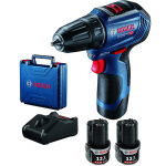 Akutrell 12V. 30/17 Nm. 2x2Ah. GSR 12V-30 06019G9000 BOSCH