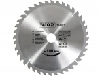 Tct saeketas puidule 250x30mm 40T TCT YT-6071 YATO