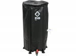 Flo Kokkuv rain barrel 89700, 100L, 400x780mm, 500D PVC, 3/4" voolik, UV-kindel, komplektis paak, kinnitus x5, ventiil
