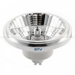LED pirn AG, ES111, GU10 3000K, 11.0W, AC220-240V, 25&deg;, 850lm, 96mA, kroom LD-ES111WW11W25AG-01 GTV