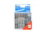 Geko Saagide terad G01221, 10tk, HCS, 6 t&uuml;&uuml;pi terad: T111C, T101B, T144D, T101D, T119BO, T101AO