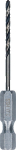 HSS Hex metāla urbis 2.0mm, Urbjma&scaron;īnām/skrūvgriežiem, triecienurbjma&scaron;īnām/triecienskrūvgriežiem HSS SPIRĀLVEIDA URBIS POINTTEQ AR SE&Scaron;STŪRA KĀTU, 2608577517, BOSCH