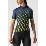Velo krekls PENDIO W Jersey, izmērs: S, Monolit Ocean/Sulphur-White, 8050949613979 CASTELLI