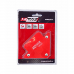 Magnētiskais metinā&scaron;anas kvadrāts, 11,5 kg slodze, izmērs 82x120x13 mm, AW50200, AWTOOLS