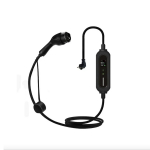 EV Charge kaasaskantav Type 2 laadija 5 m kaabliga, 3,6 kW, reguleeritav 6A&ndash;16A, &uuml;hefaasiline, IP65, must