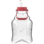 Purunematu demijohn 10 L k&auml;epidemega BROWIN 644310, pol&uuml;prop&uuml;leen, 22.8x22.8x39.3 cm