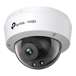 TP-Link VIGI C250 IP novēro&scaron;anas kamera Dome 5 MP H.265+ IR nakts redze IP66 VIGIC250 (2.8 mm) Balta