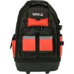 Yato t&ouml;&ouml;riistade seljakott YT-74288 48L OXFORD 600D pol&uuml;ester 370x230x570 mm 2 ratast tugevdatud p&otilde;hi Must