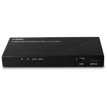 Lindy I/O videokildur 38534 2 HDMI 8K60, 2 porti, 8K 60Hz, HDR, heli v&auml;ljav&otilde;tt, allapoole skaalamine