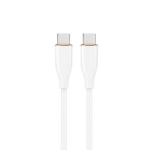 Gembird Kaabel CC-USB2S-CMCM-1.5M-W 1.5m, valge, USB-C kuni USB-C, 60W PD, andmete s&uuml;nkroonimine, toite laadimine
