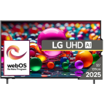 LG teler 55UA75003LA 55" 4K UHD, 3840 x 2160, LED, DVB-S/DVB-S2/DVB-T/DVB-T2, Wi-Fi, Bluetooth, Smart TV